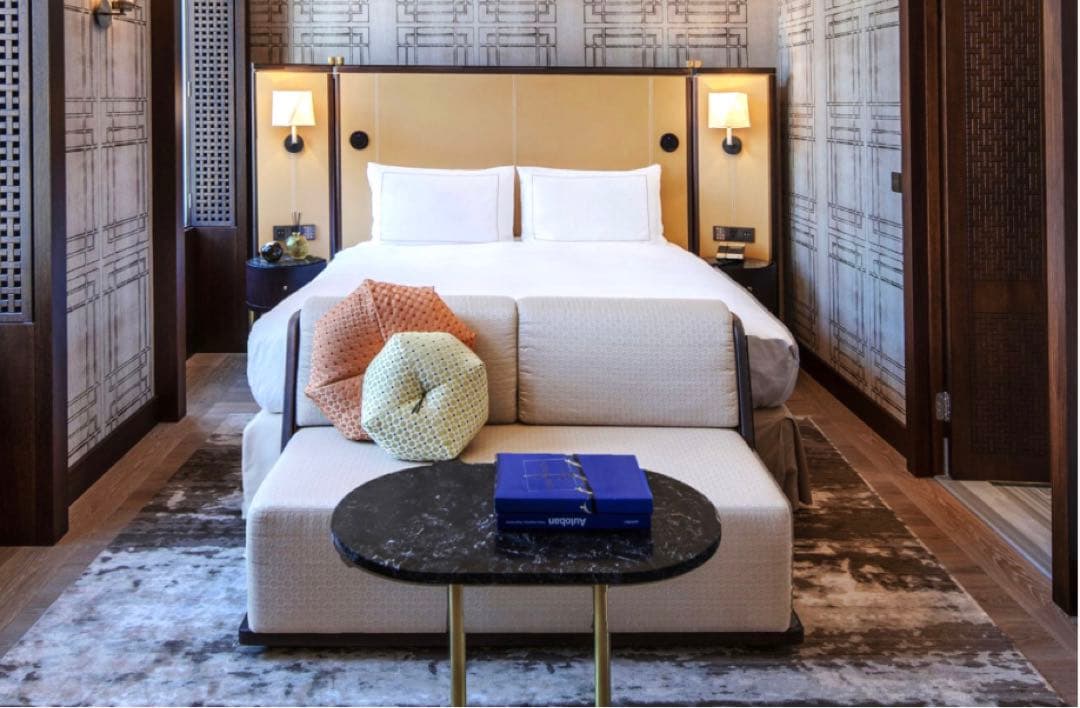 おじゃみ座布団　スペシャルファブリックシリーズ　洛中高岡屋　グラフ　ブラック　M