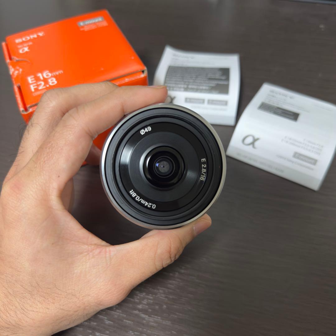 【超美品】SONY E 16mm F2.8 ソニーEマウント 元箱・付属品あり