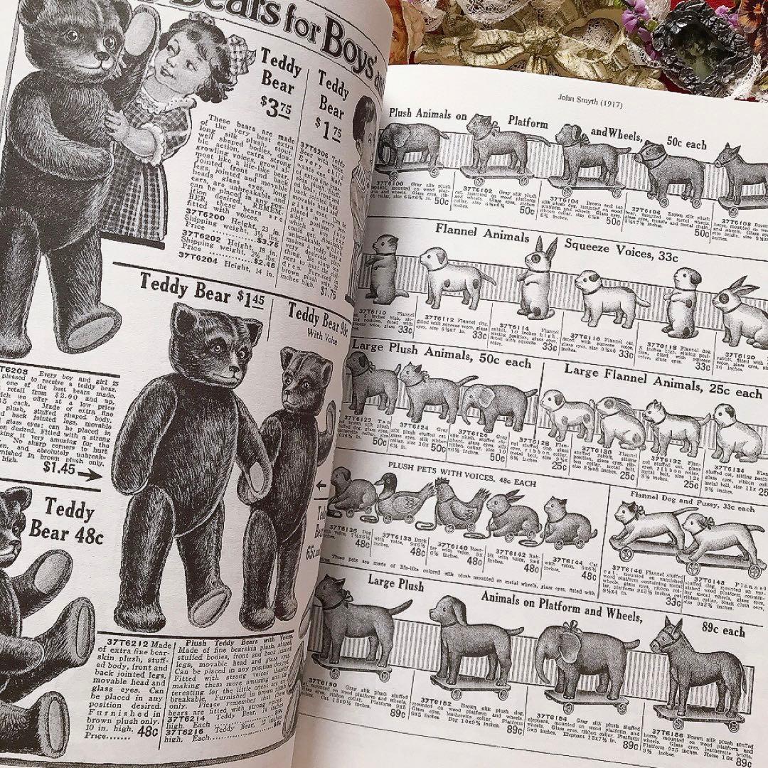 アンティークおもちゃ復刻カタログ ビスクドール テディベア♡ヴィクトリアン 広告