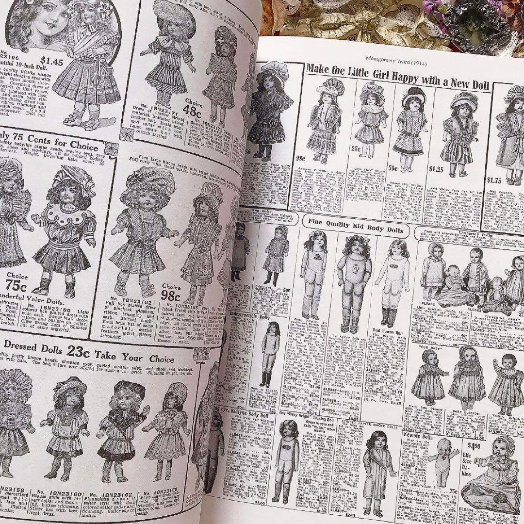 アンティークおもちゃ復刻カタログ ビスクドール テディベア♡ヴィクトリアン 広告