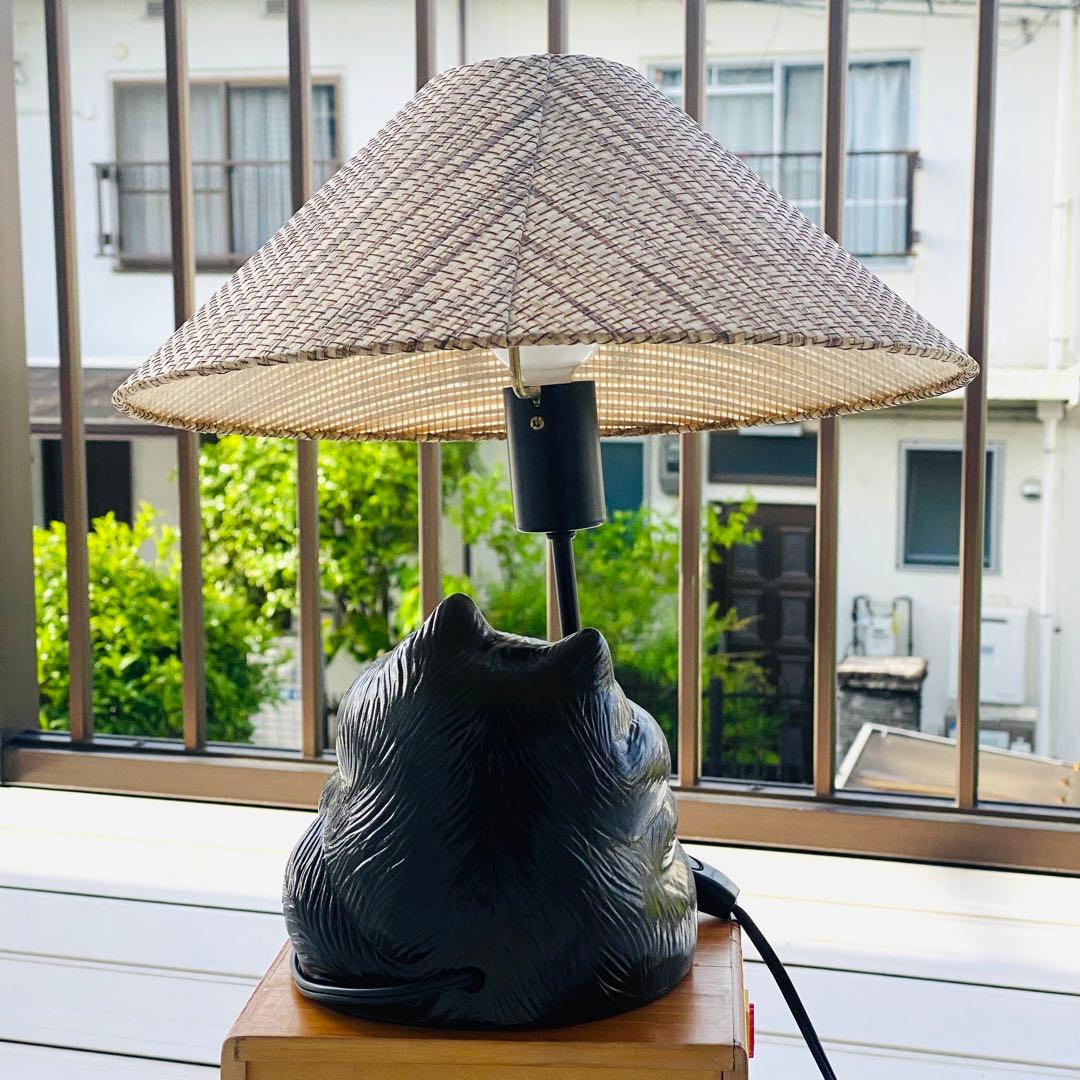 さ*き様 昭和レトロ 希少 松下電工 信楽焼たぬきランプ 縁起物 商売繁盛 ヴィ