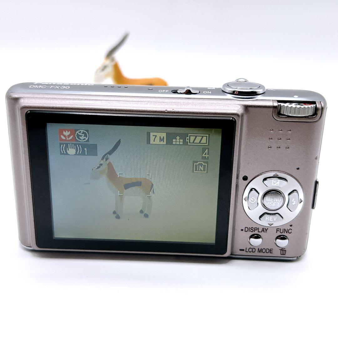 美品✨Panasonic LUMIX DMC-FX30 コンデジ　ブラウン