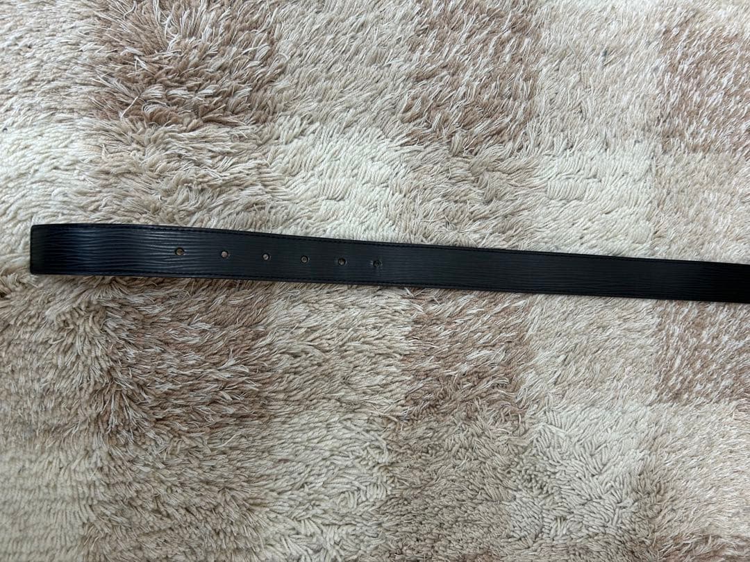 LOUIS VUITTON ルイヴィトン エピ ブラックベルト 80/32