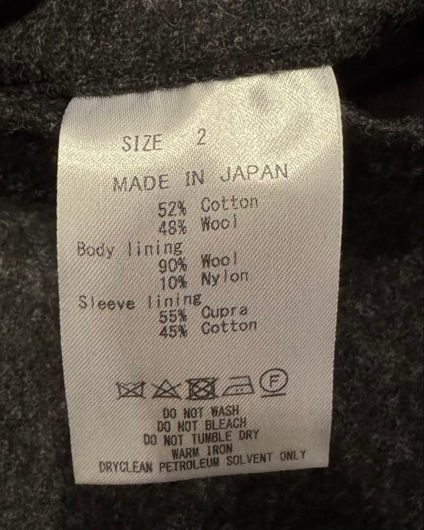 marka ダークグレー ジップアップジャケット