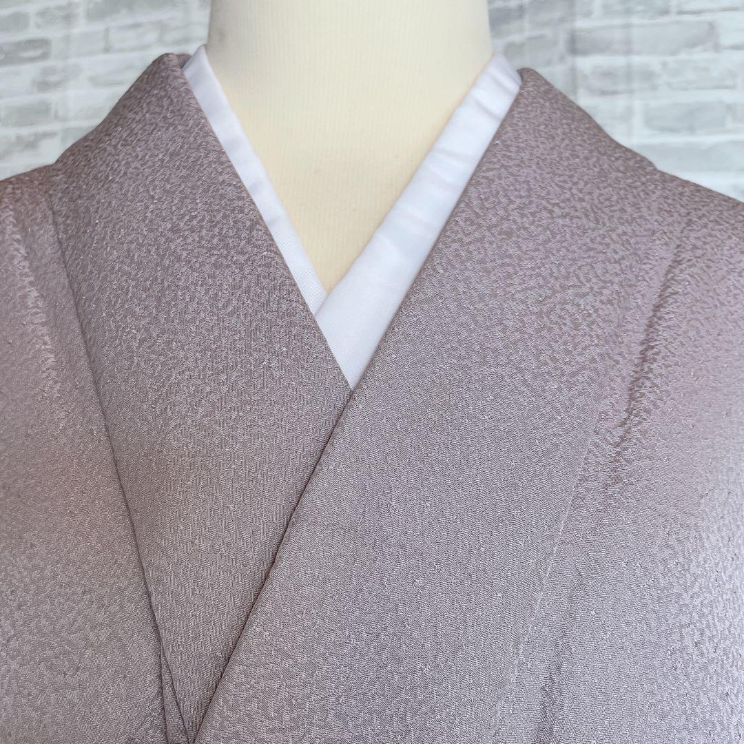 色無地　フルセット　薄紫　バチ衿　躾糸付き　シンプル　礼装　カジュアル　Q1