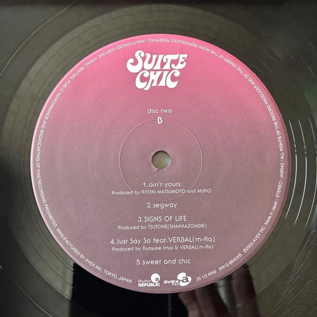SUITE CHIC 安室奈美恵　レコード　2LP ジャケット左下凹みあり