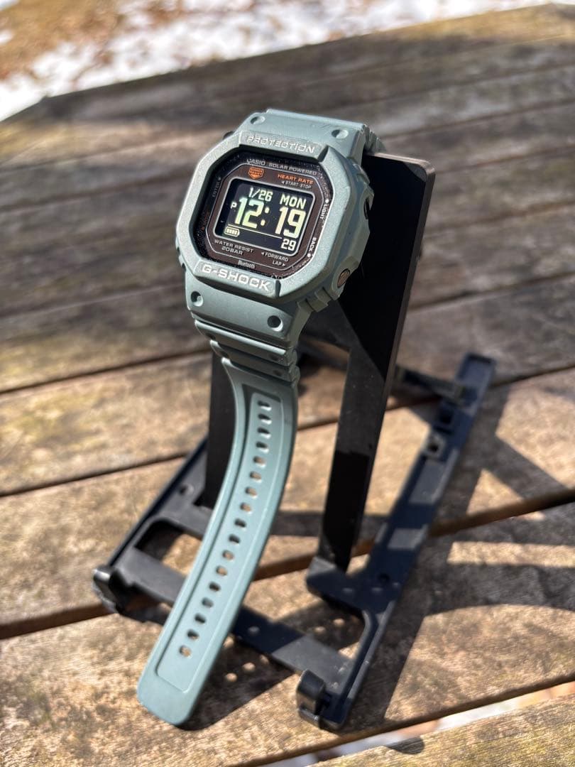 CASIO G-SHOCK DW-H5600 ブルー 充電器付き
