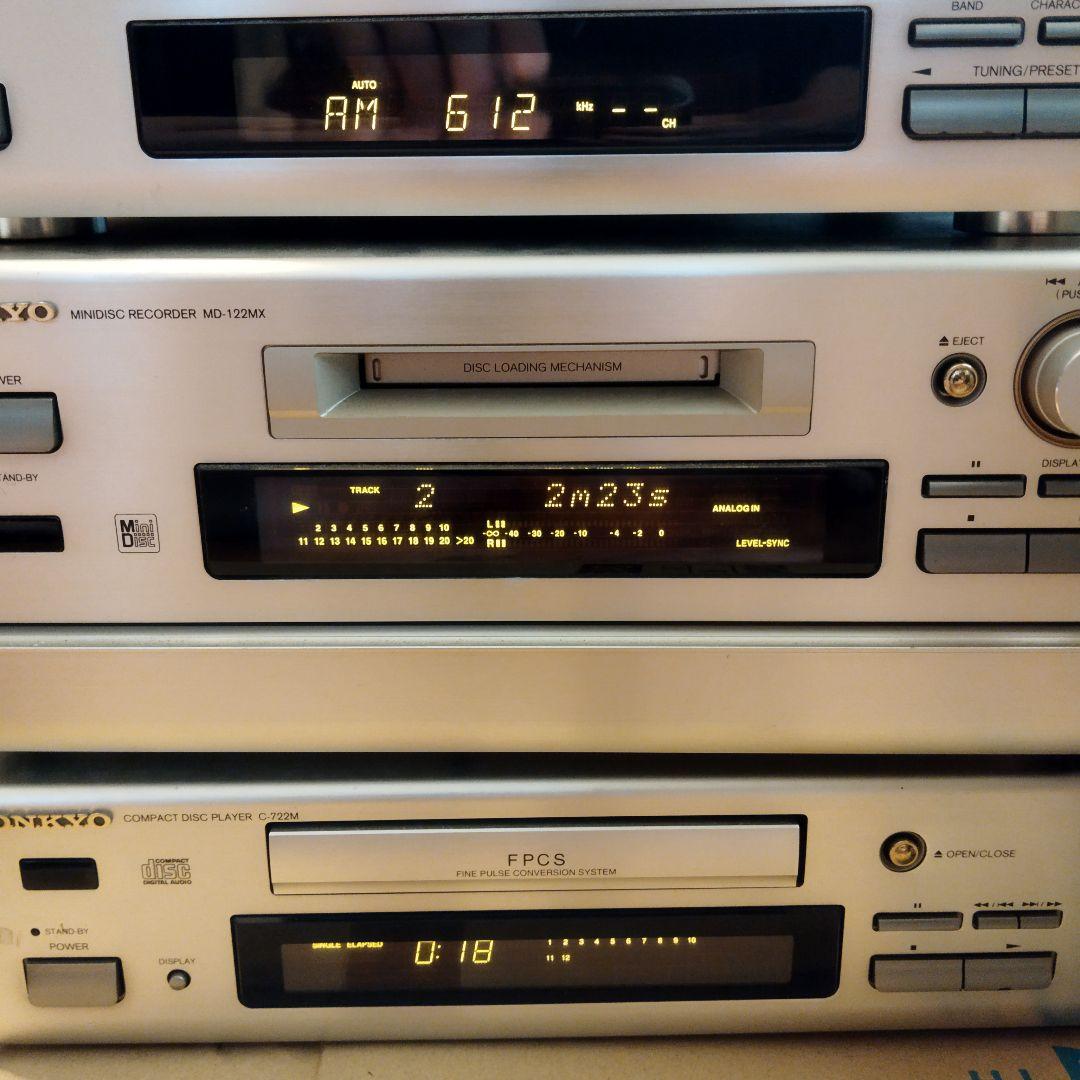 ONKYO 　システムコンポ リモコン オンキョー通電・CD音出し確認済み