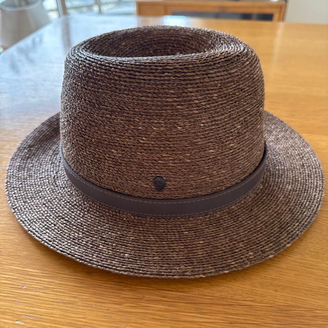 【新品未使用タグ付き】KAMINSKI XY カミンスキー　ラフィアハット　帽子