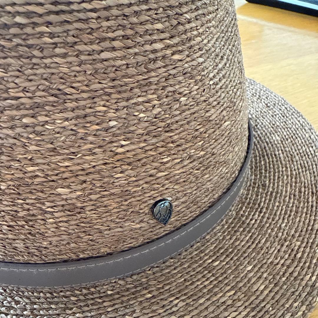 【新品未使用タグ付き】KAMINSKI XY カミンスキー　ラフィアハット　帽子