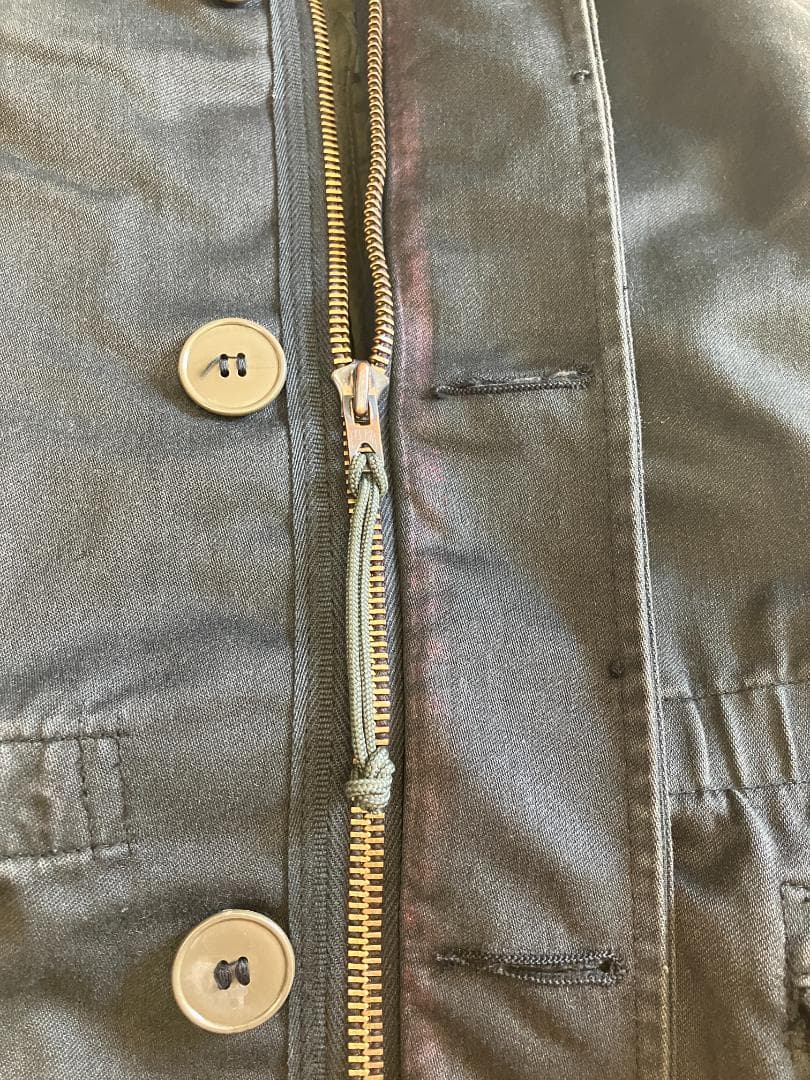 ヴィンテージ フランス70s 黒 モッズコート2way ミリタリー N3B