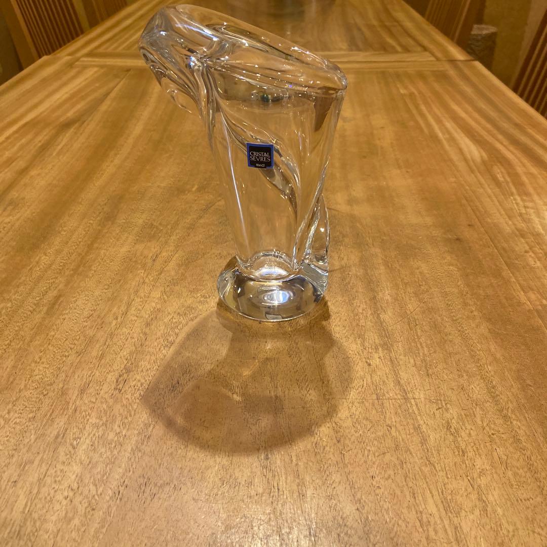 クリスタルセーブル　カラー　高級クリスタル　フラワーベース