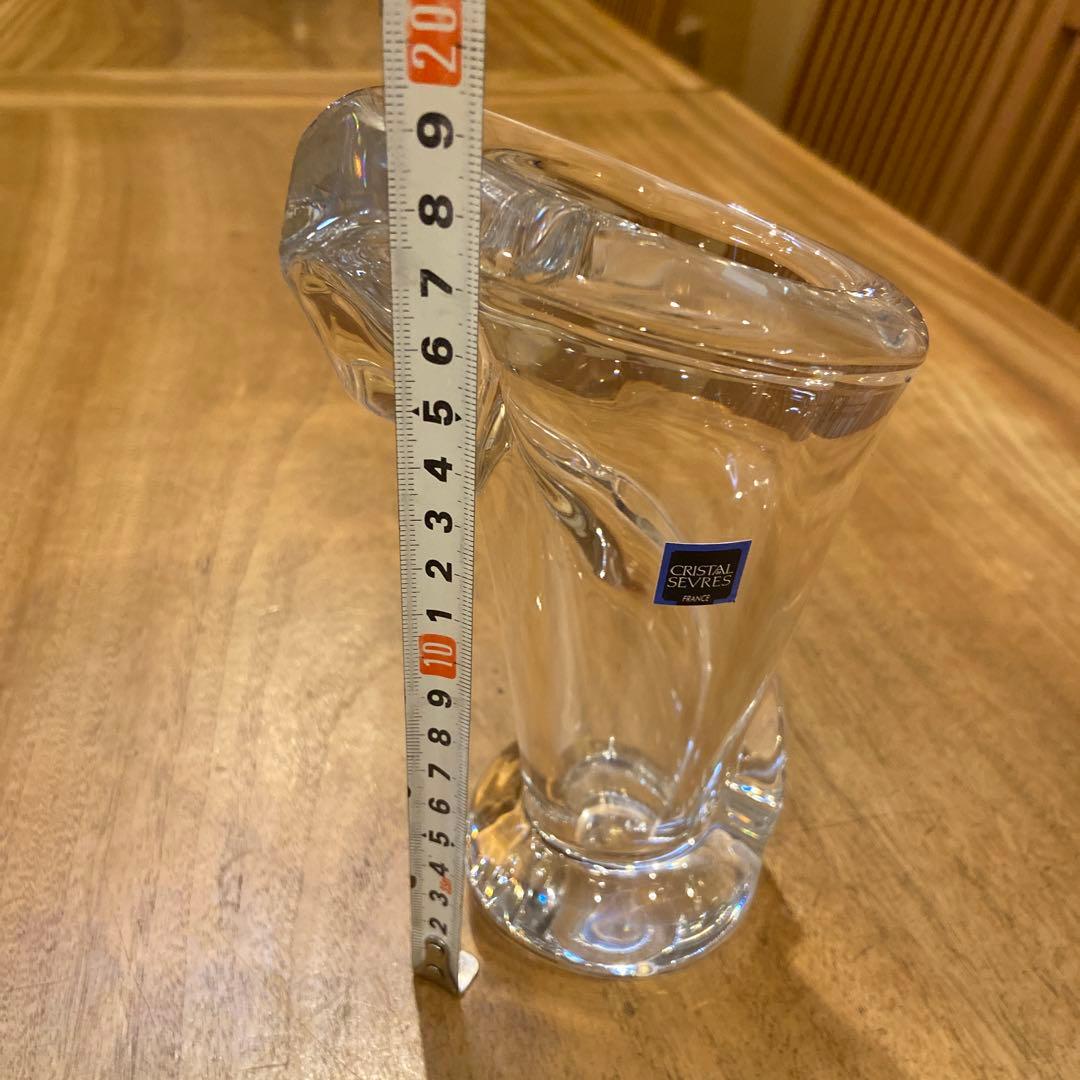 クリスタルセーブル　カラー　高級クリスタル　フラワーベース