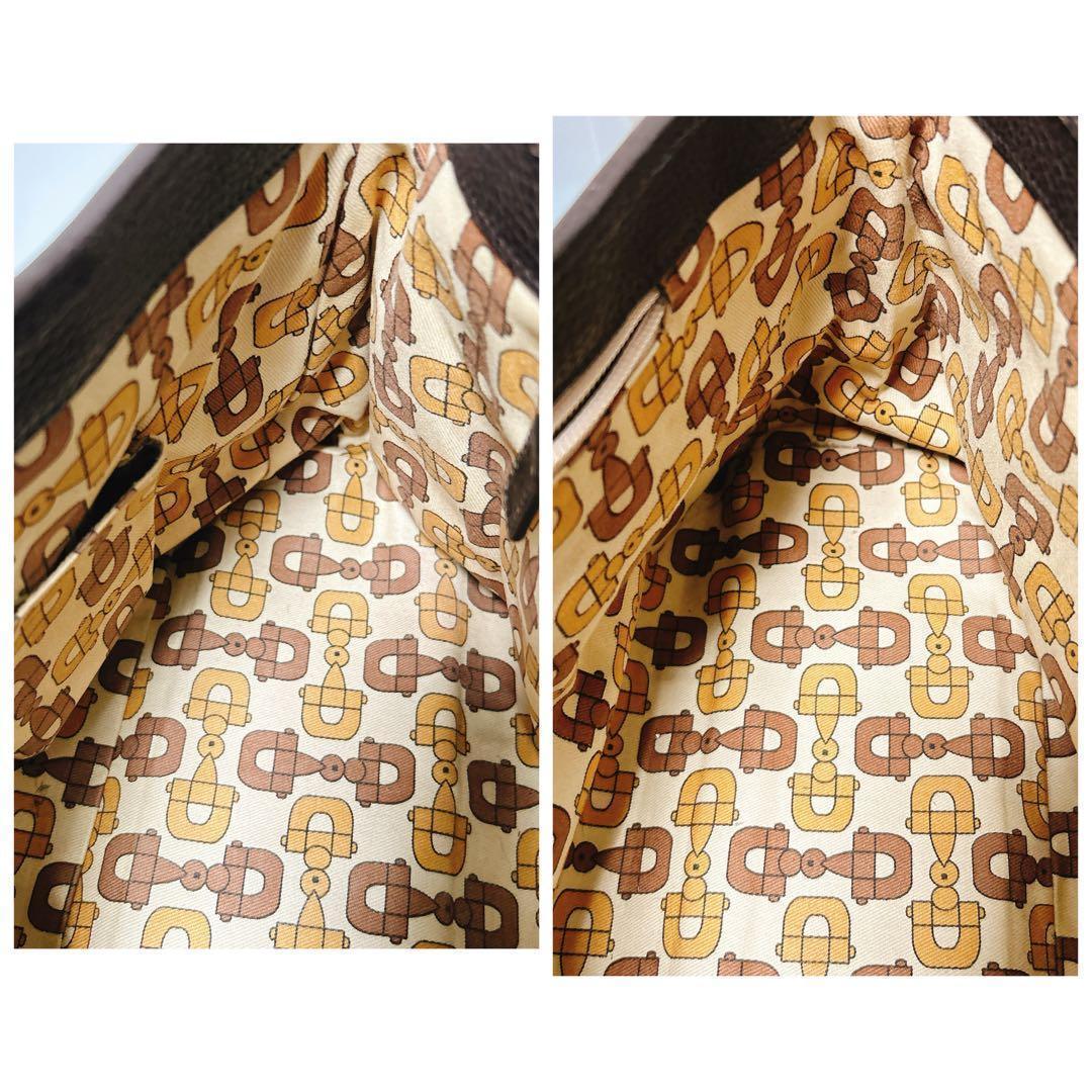 GUCCI GGキャンバス ショルダーバッグ ロゴ 総柄 美品