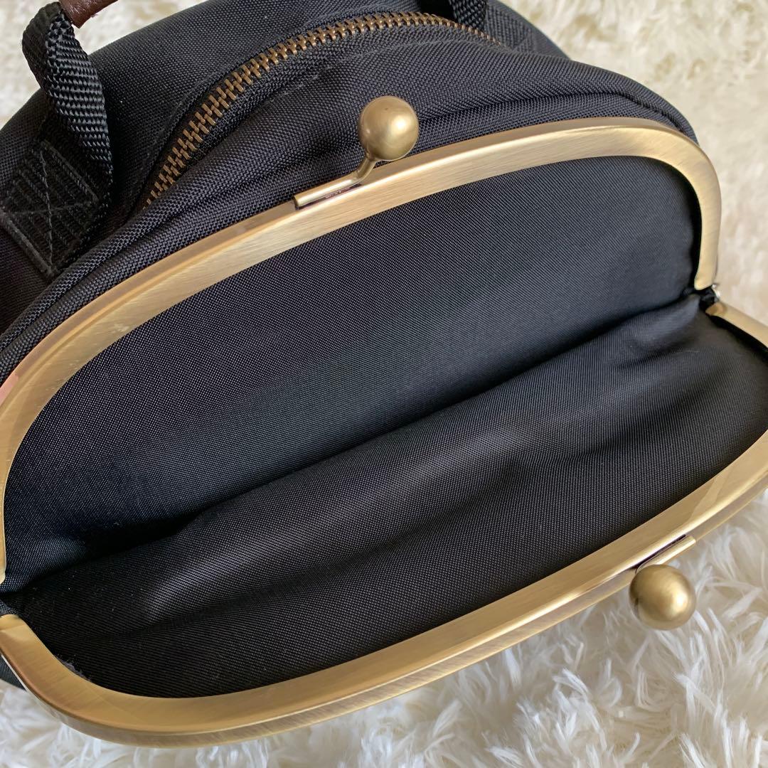 まさ。様AYANOKOJI あやのこうじ がま口ポシェット型ボディバッグ ドット