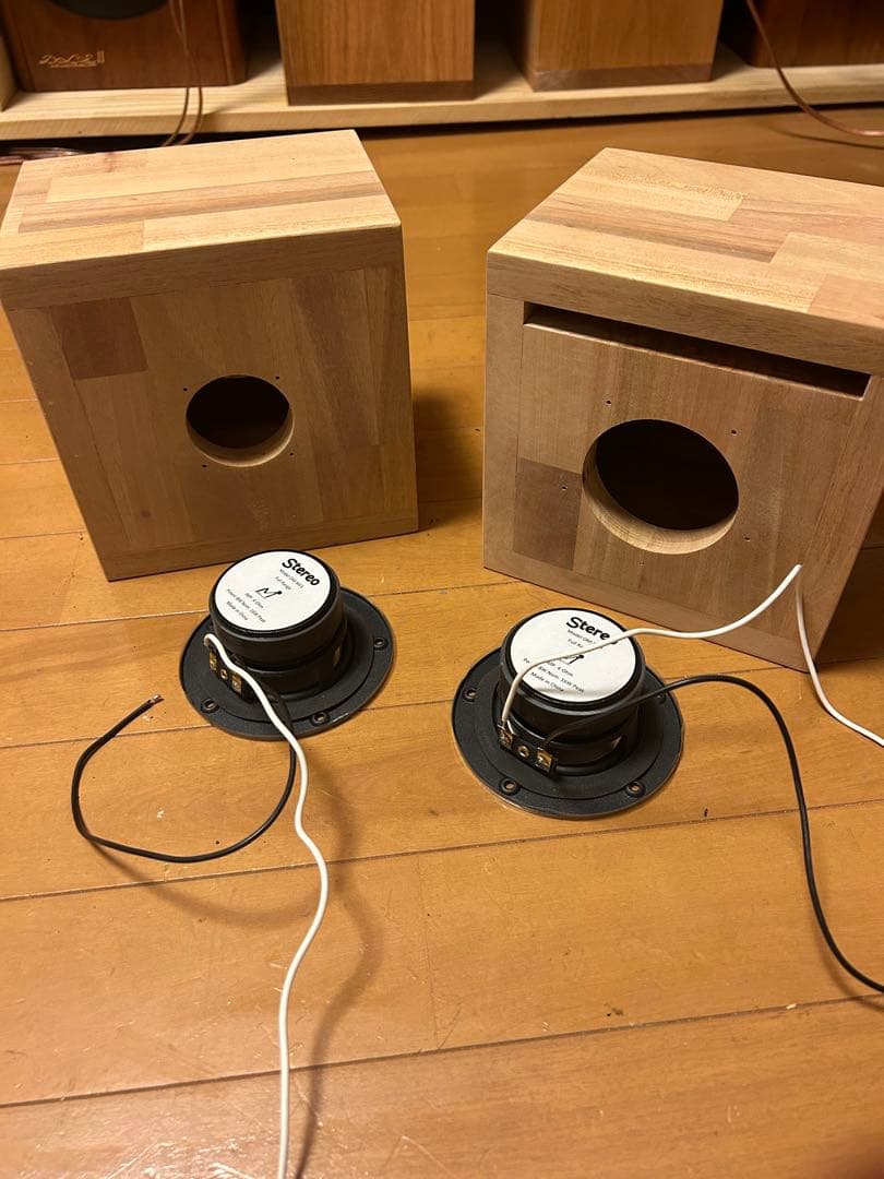 自作スピーカー M スリットバスレフ フルレンジ