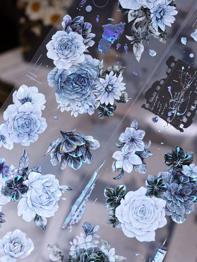 小白家文創《岚烟》海外マスキングテープ　マステ 【2506】