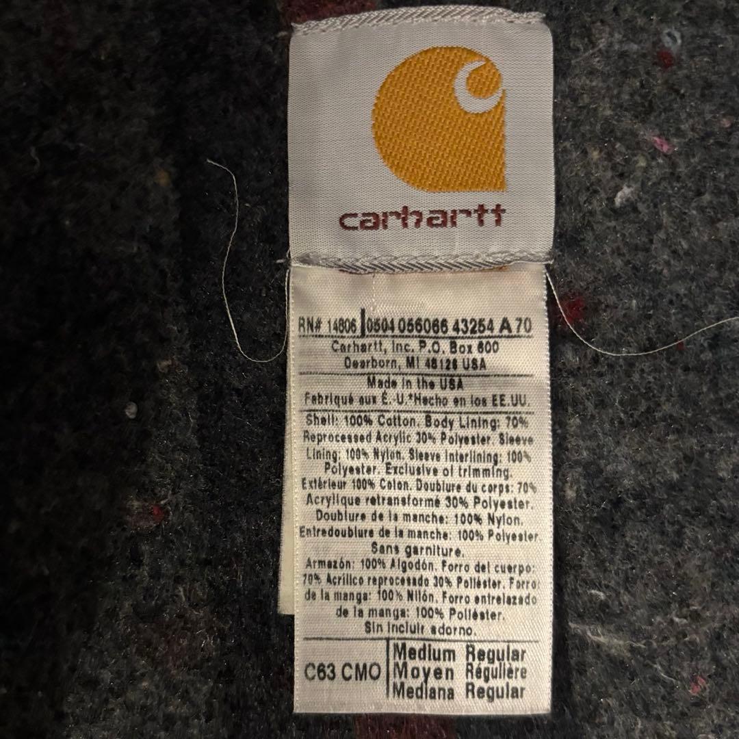 【レア】Carhartt かーハートミシガンチョアコートC63 CMO