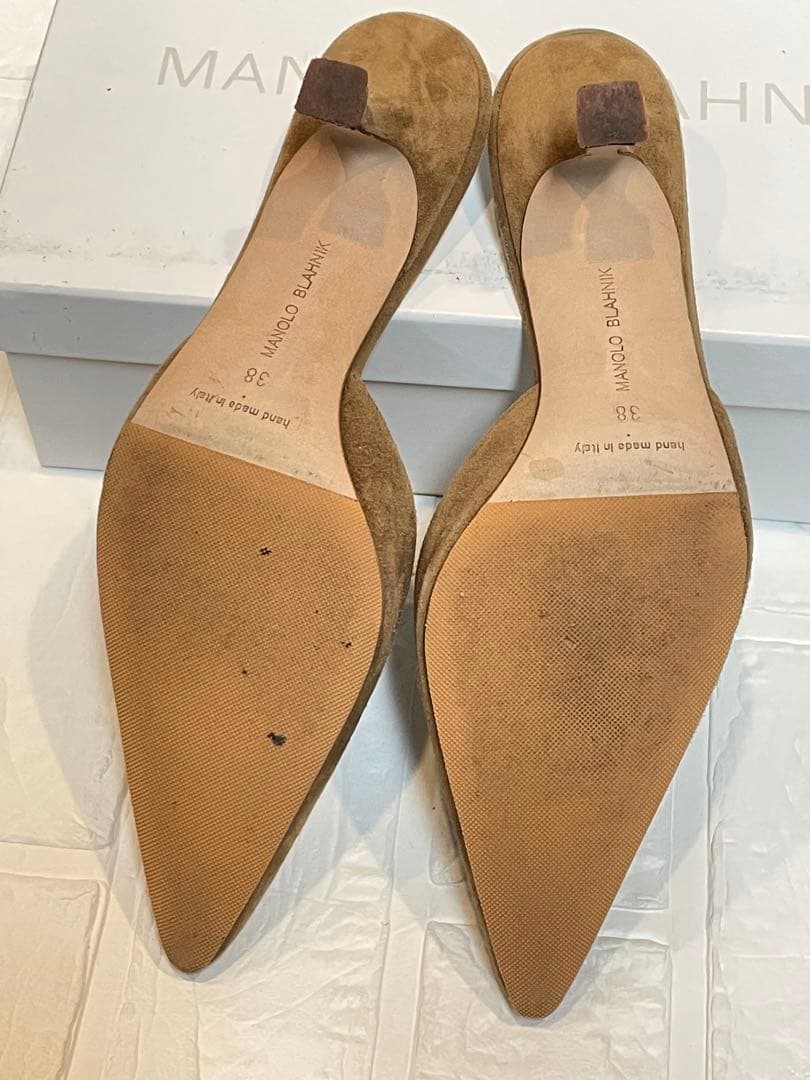 【良品】Manolo Blahnik（マノロブラニク）スエードミュール❤︎