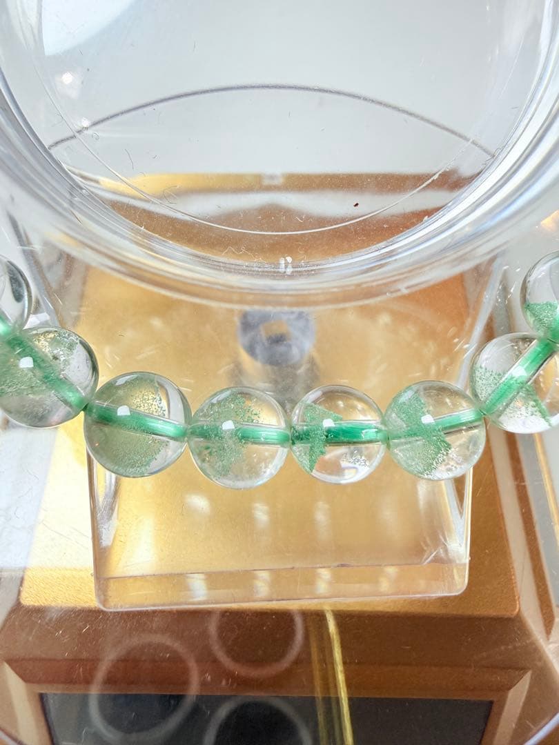 グリーンファントム　クォーツブレスレット【マダガスカル産】