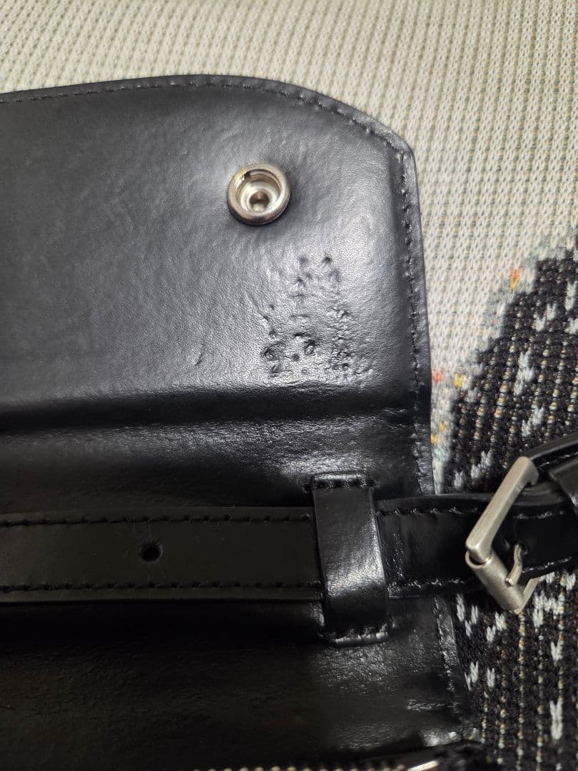 Maison Margiela スムースレザークロスボディバッグ