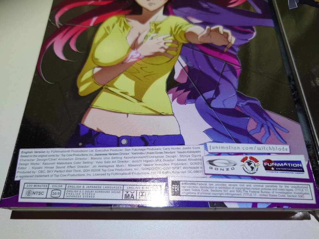 ウィッチブレイド　DVD　BOX 　北米版