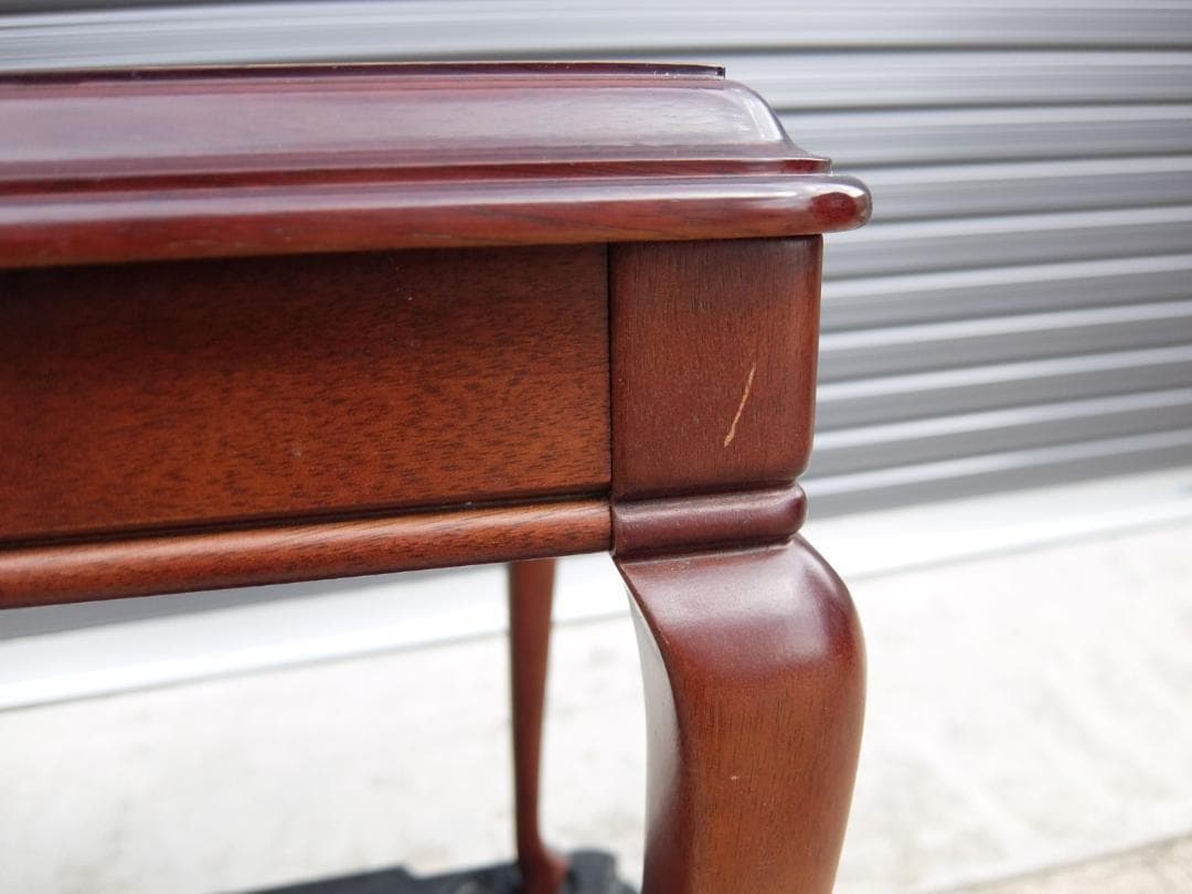 390　マルニ木工 サイドテーブル 天然木 アンティーク 猫脚