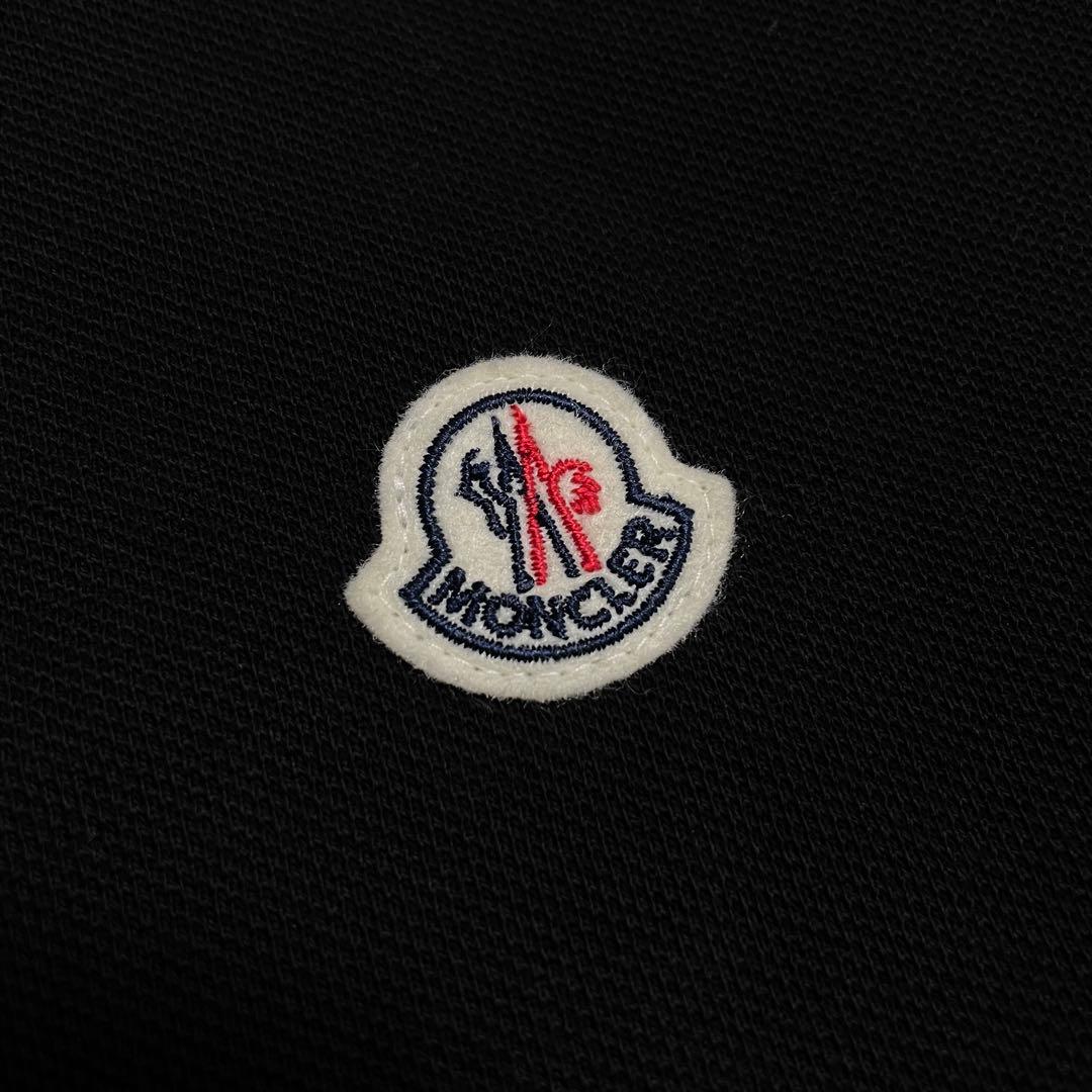 新品タグ付き　MONCLER ポロシャツ　ブラック　XL モンクレール