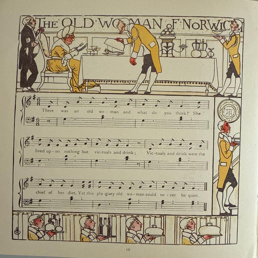 今だけSALE★1895年アンティーク絵本イギリス洋書　古書ジャンクジャーナルに