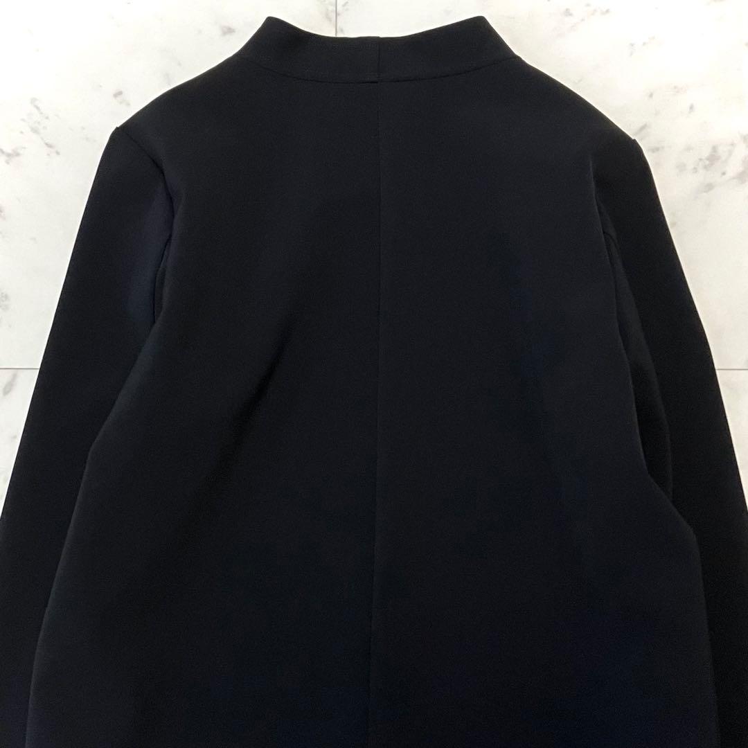 美品 ソージュ ストレッチファインライトジャケット 洗える ブラック