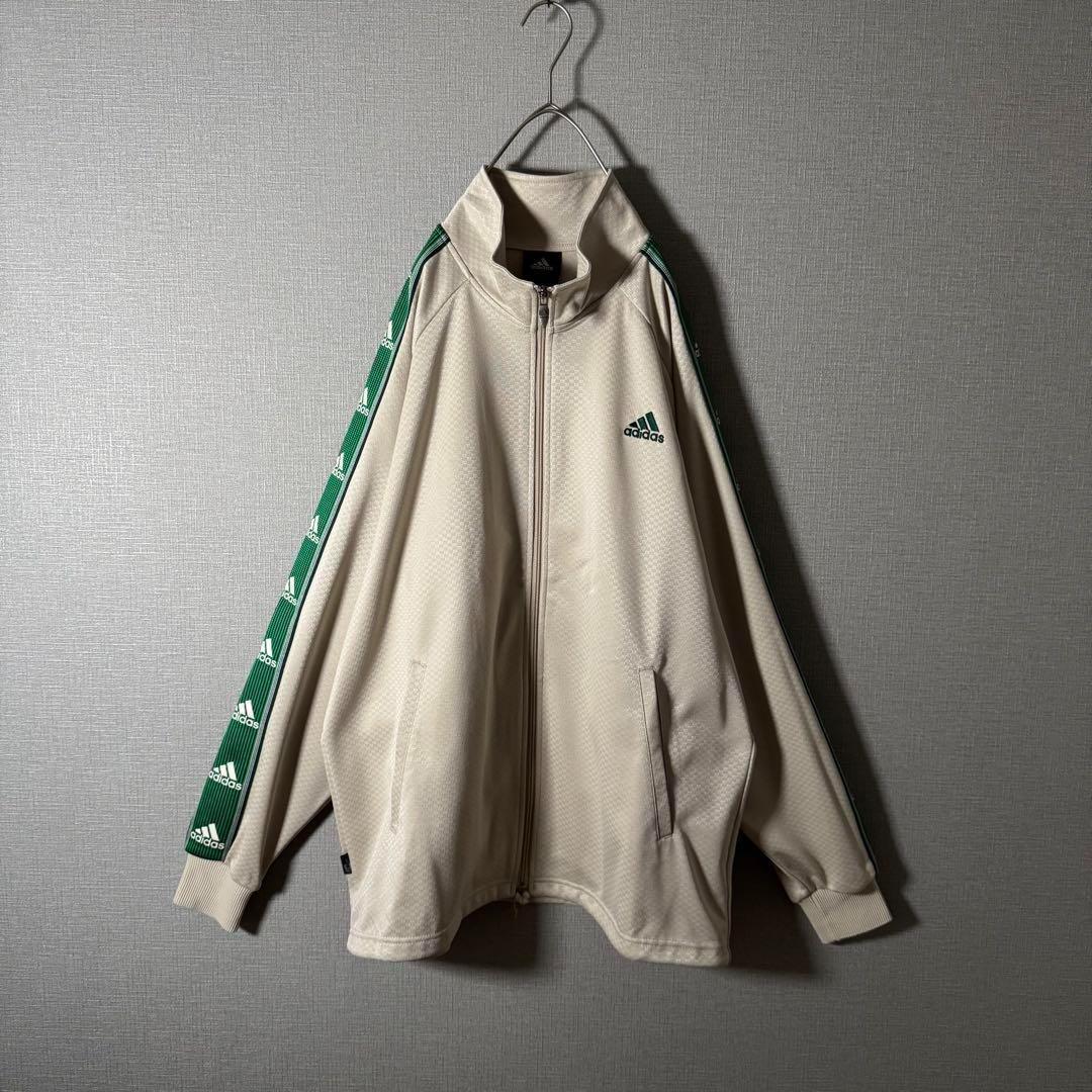 人気配色★adidas 90s 万国旗タグ トラックジャケット 刺繍 希少XL