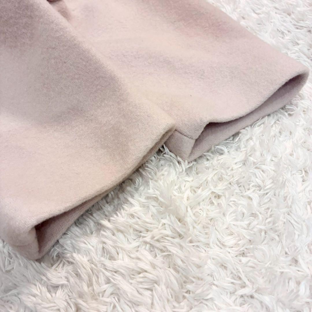 美品✨希少✨エンフォルド　ショートビーバーボックスコクーンコート　ベージュ