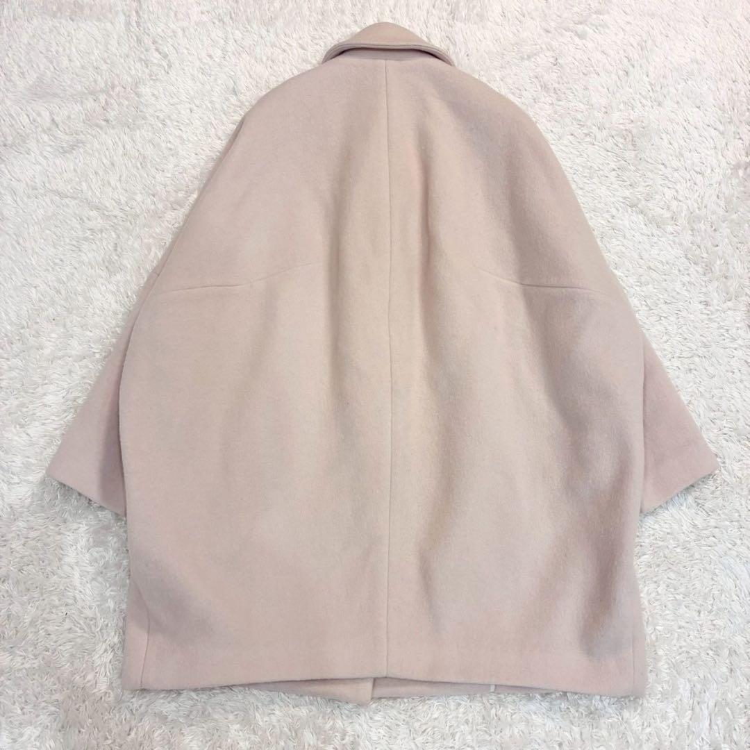 美品✨希少✨エンフォルド　ショートビーバーボックスコクーンコート　ベージュ