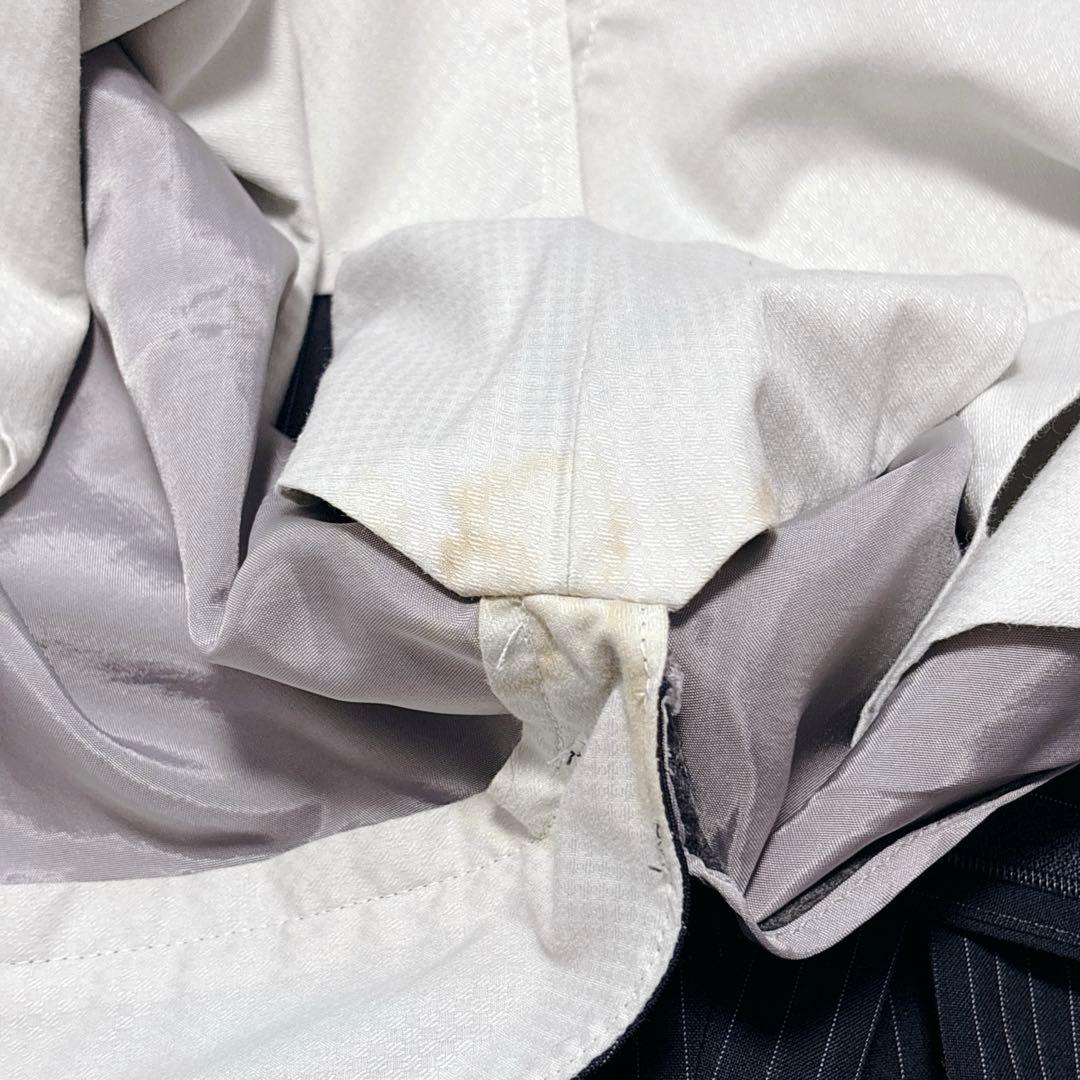 シルク混✨バーバリーロンドン セットアップ スーツ ストライプ AB4 ネイビー