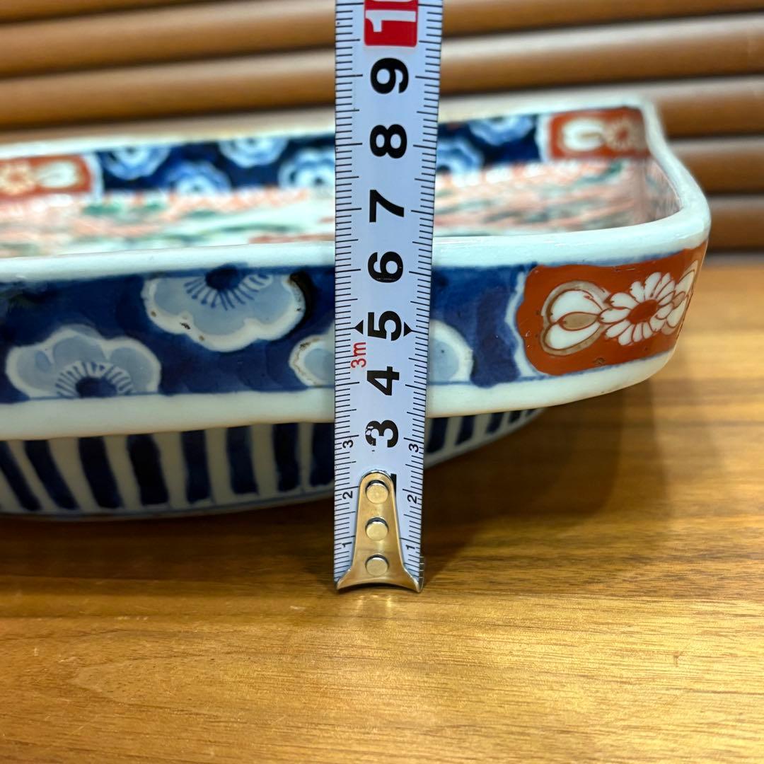 江戸時代　古伊万里　鍋島　赤絵　皿