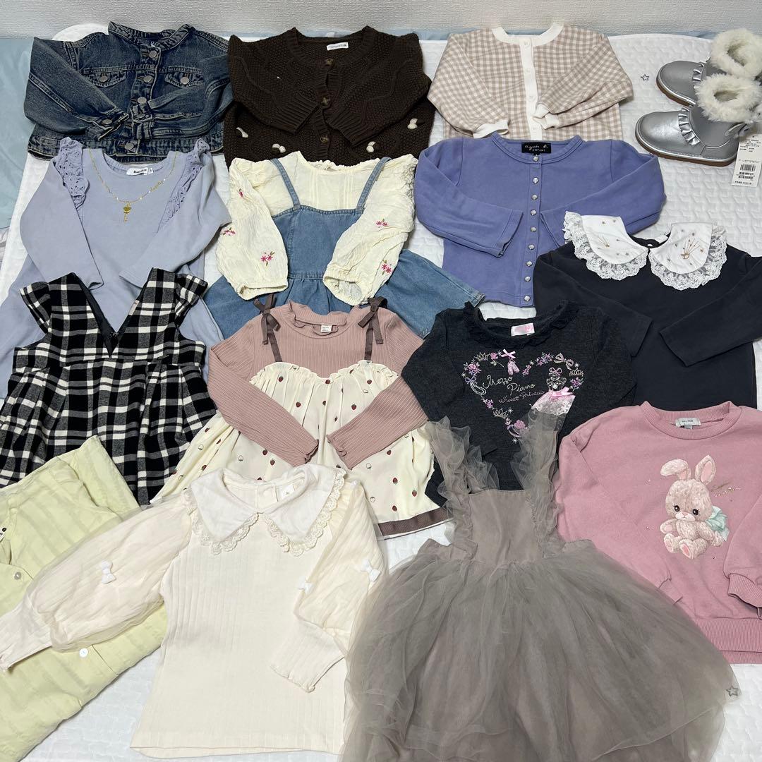 ᜊ*ᜊ様 女の子　秋冬服まとめ売り　95〜100サイズ　45点＋　1足ブーツ　お