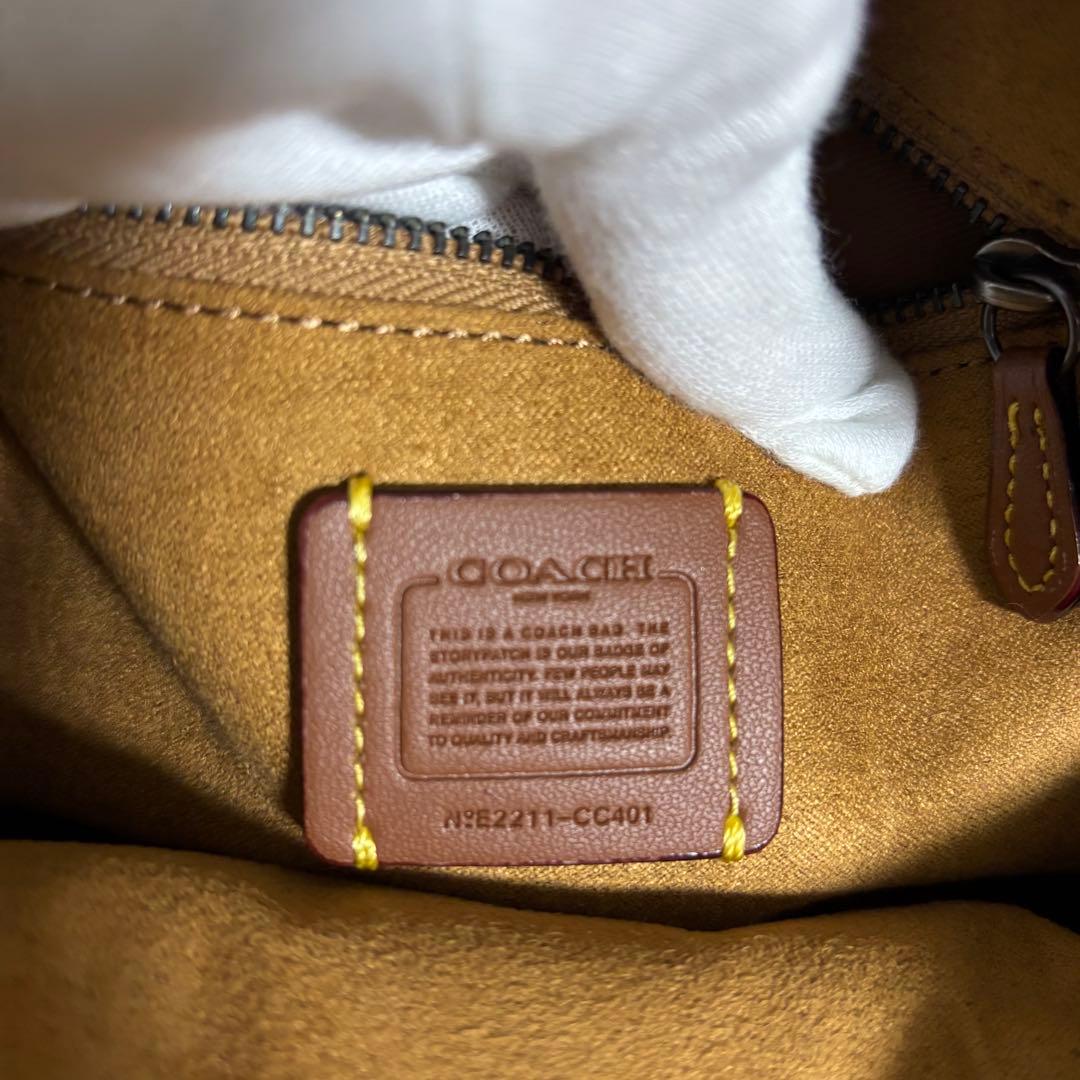 COACH コーチ カメラバッグ イエロー 新品同様 ショルダーバッグ