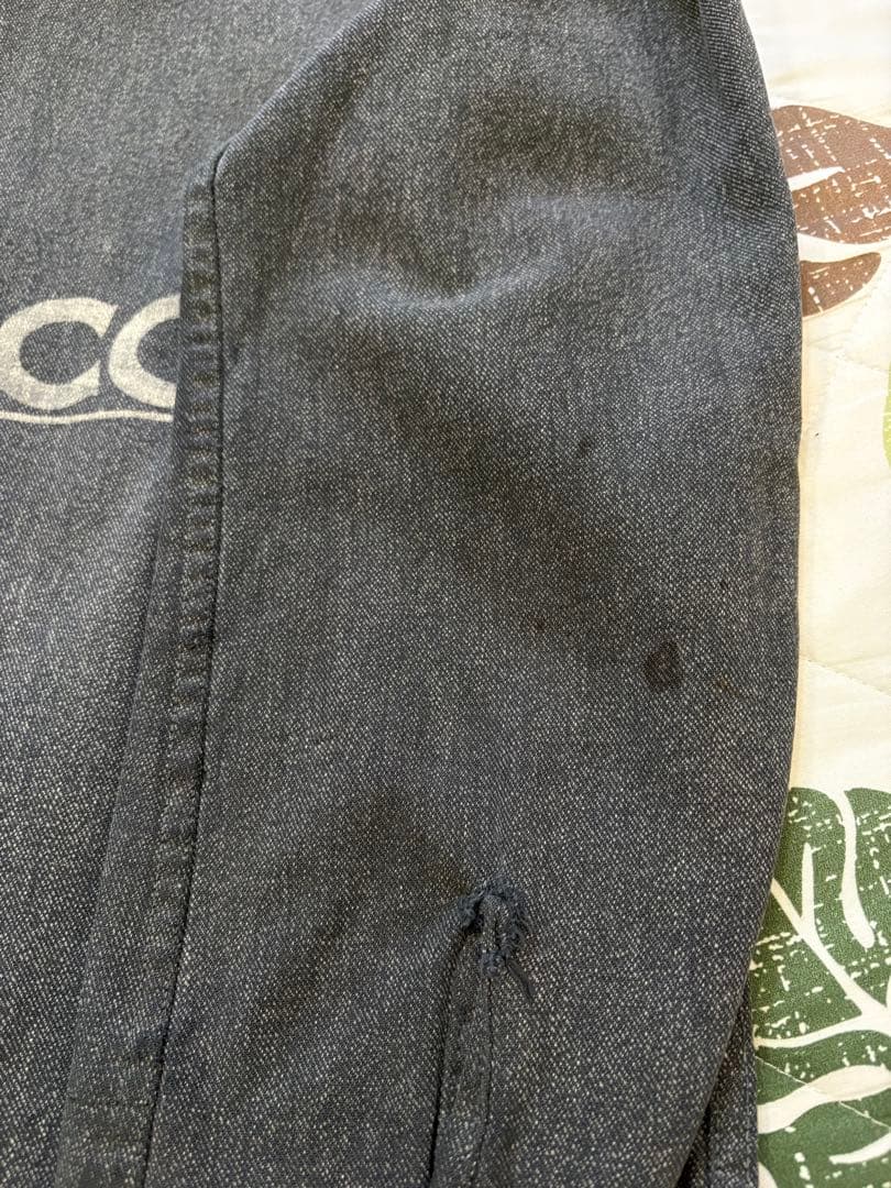 60s ブラックシャンブレー　コーチジャケット