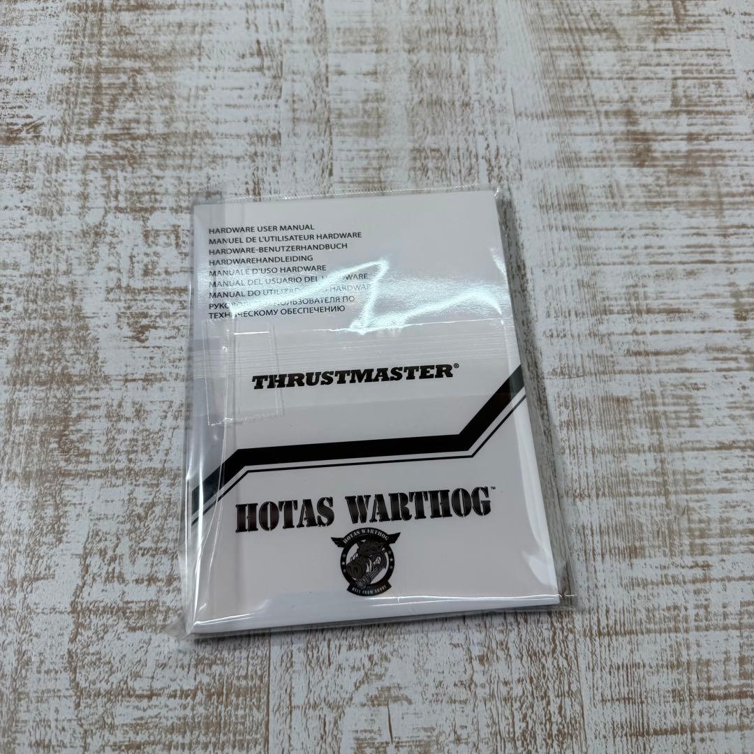 動作未確認　THRUSTMASTER HOTAS WARTHOG セット