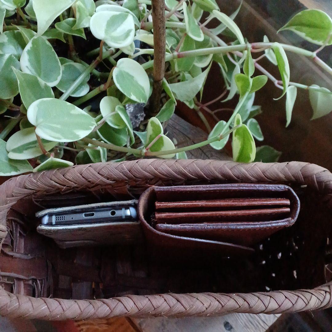 乱れ編みの国産山葡萄ショルダーバッグ