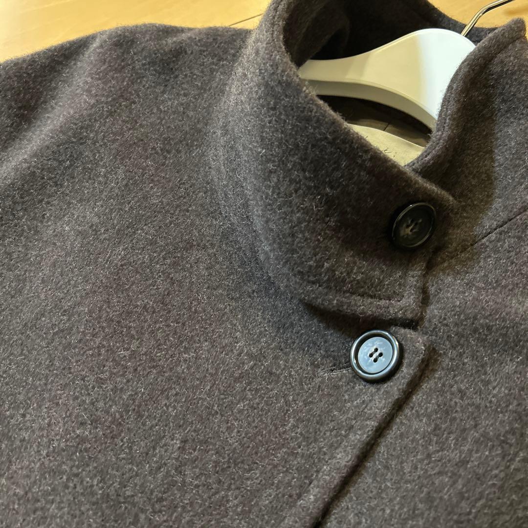 カフネ スタンドカラー ハーフコート ピーコート cafune