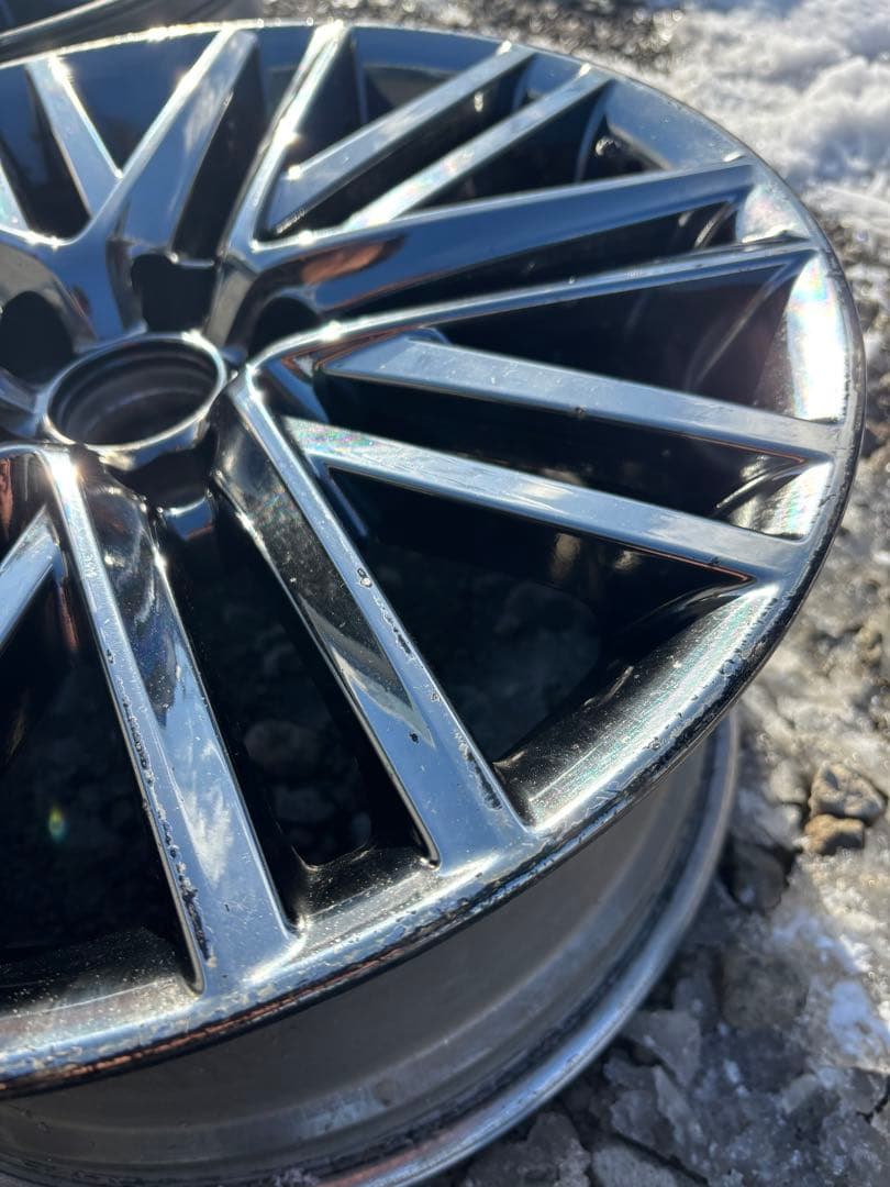 ①ゆ 4本 210系 クラウン 純正ホイール スパッタリング