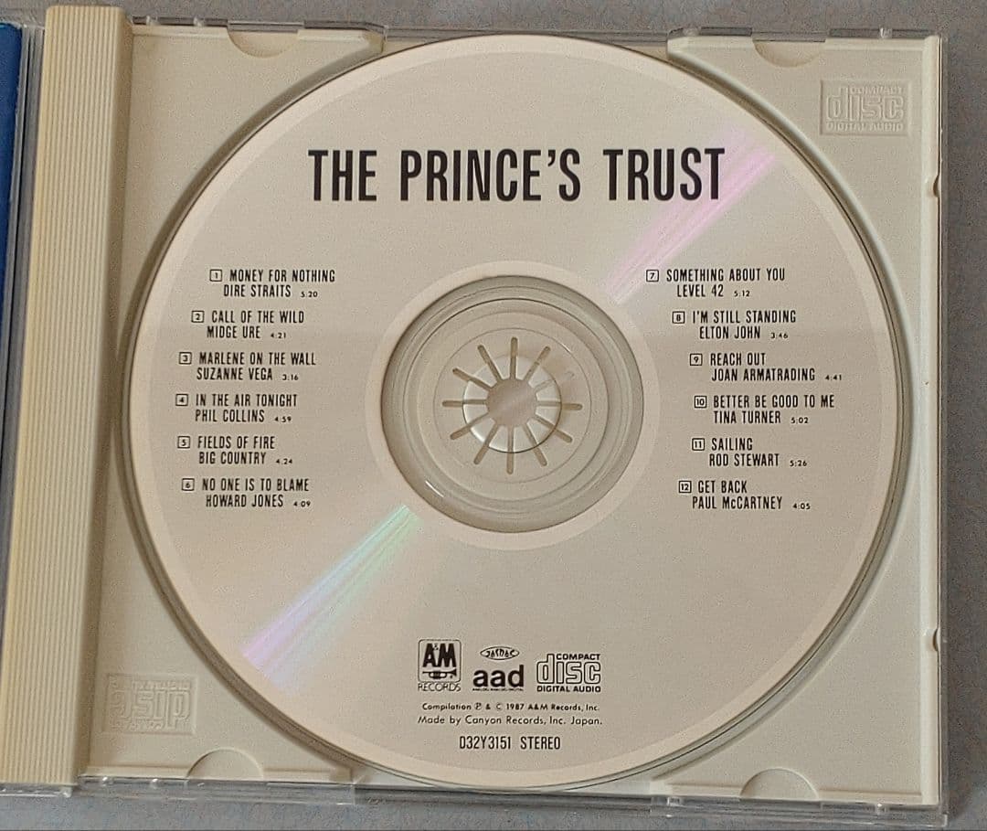 PRINCE'STRUST ROCK CONCERT 1986国内盤DVD+CD