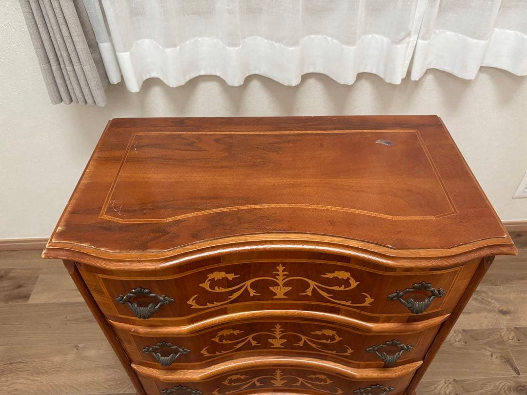 イタリア製　モーレンス　アンティーク　チェスト　ヴィンテージ　キャビネット　象嵌