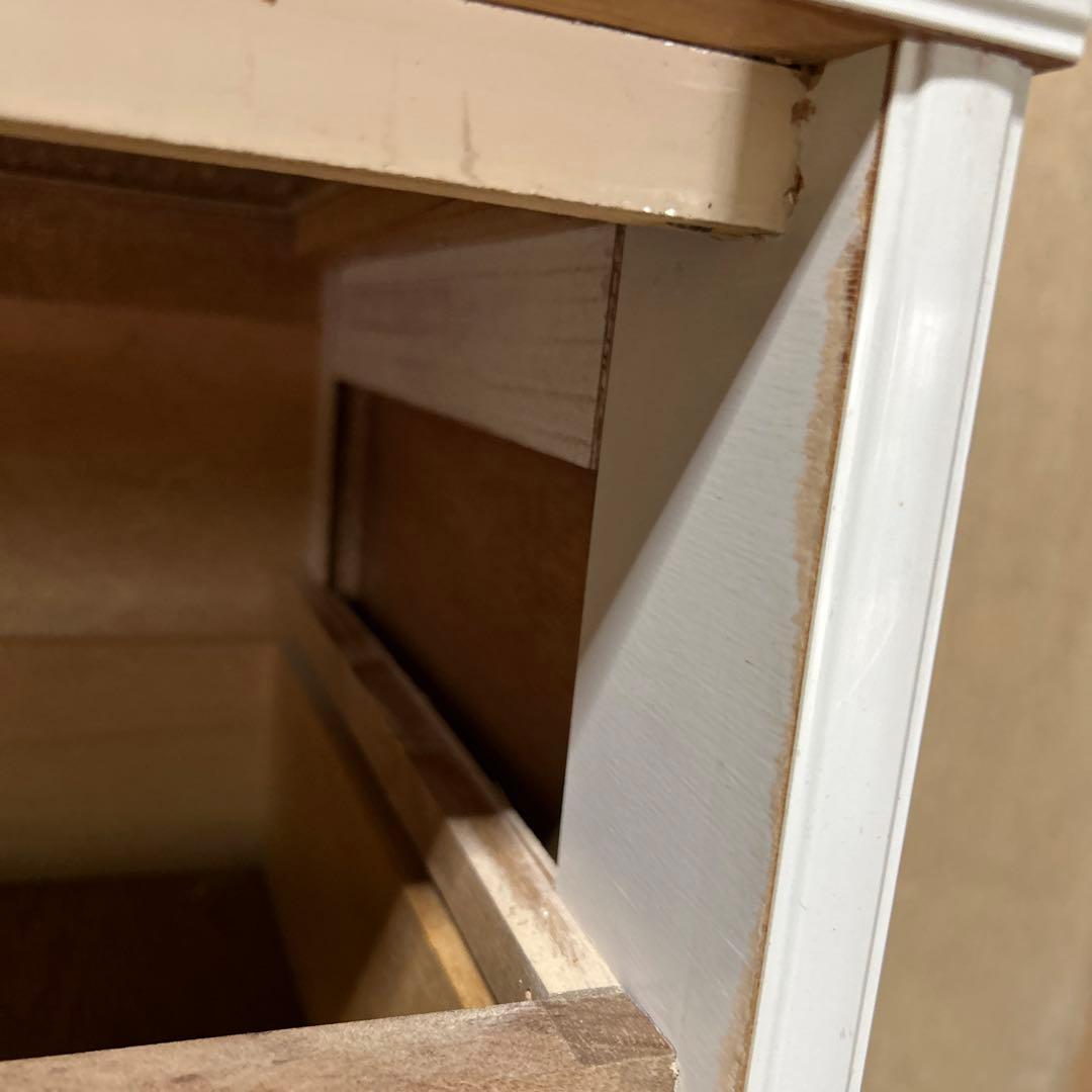 【昭和レトロ】　花柄チェスト　5段チェスト