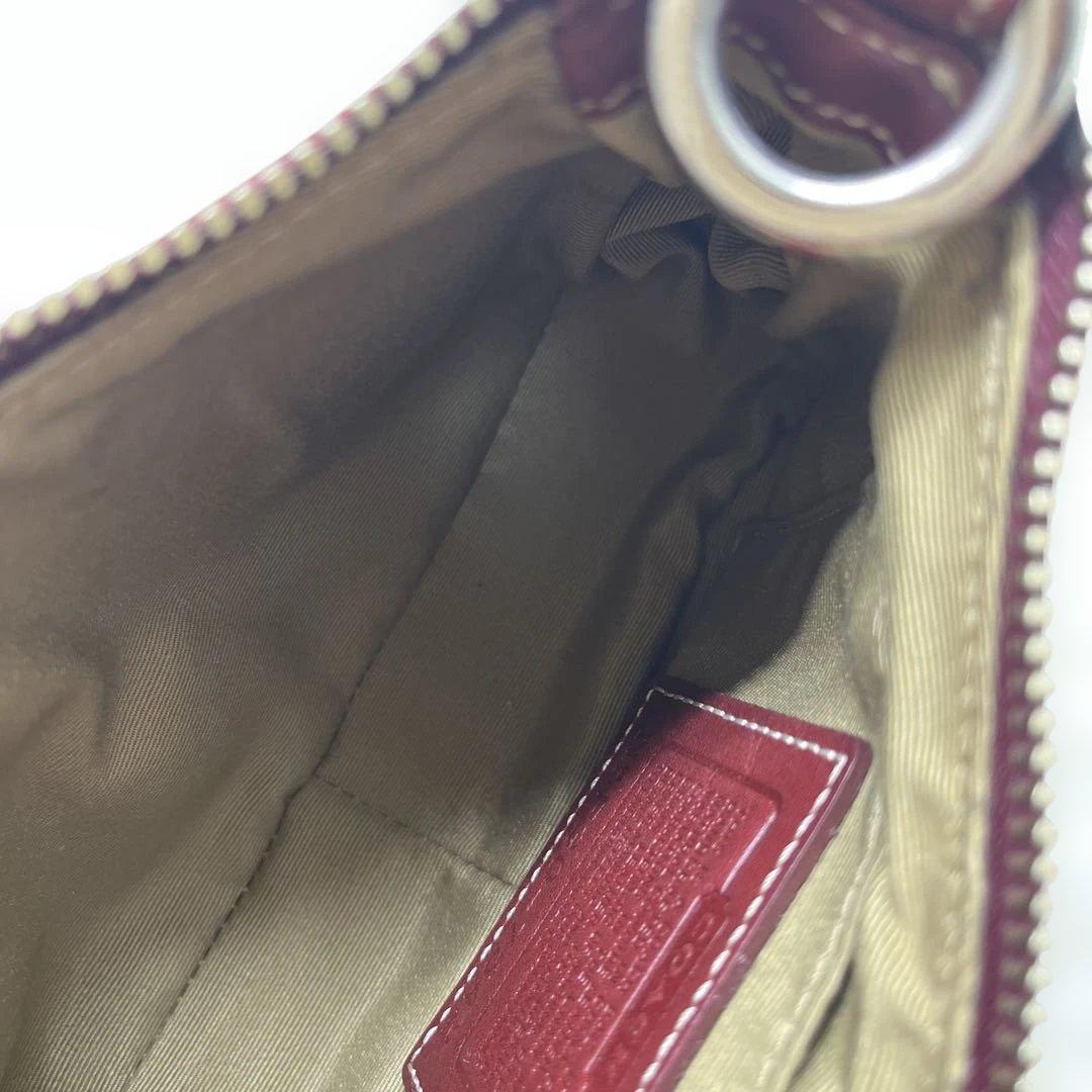 良品 COACH コーチ アクセサリーポーチ　ソーホー　ワンショルダー　レザー