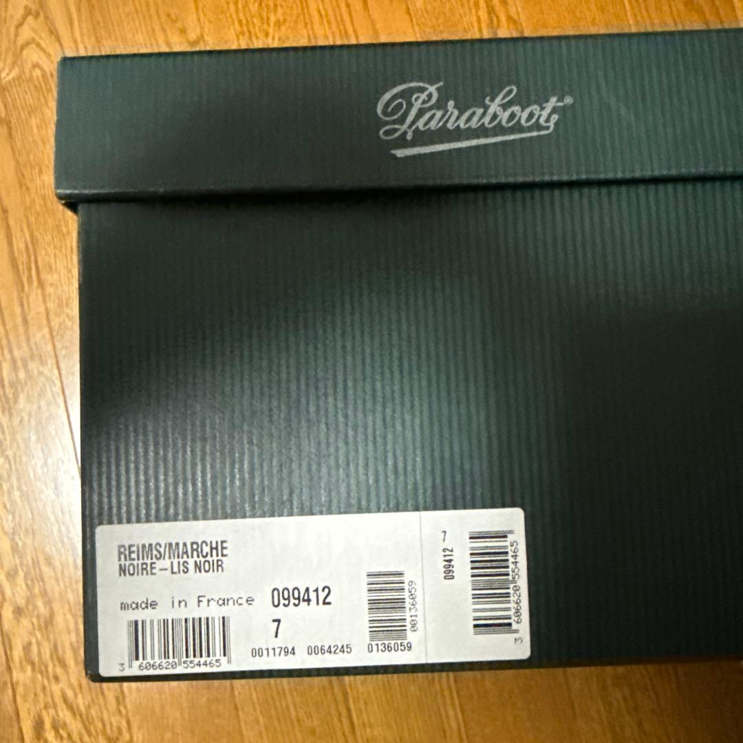 パラブーツ　ランス　UK 7 black