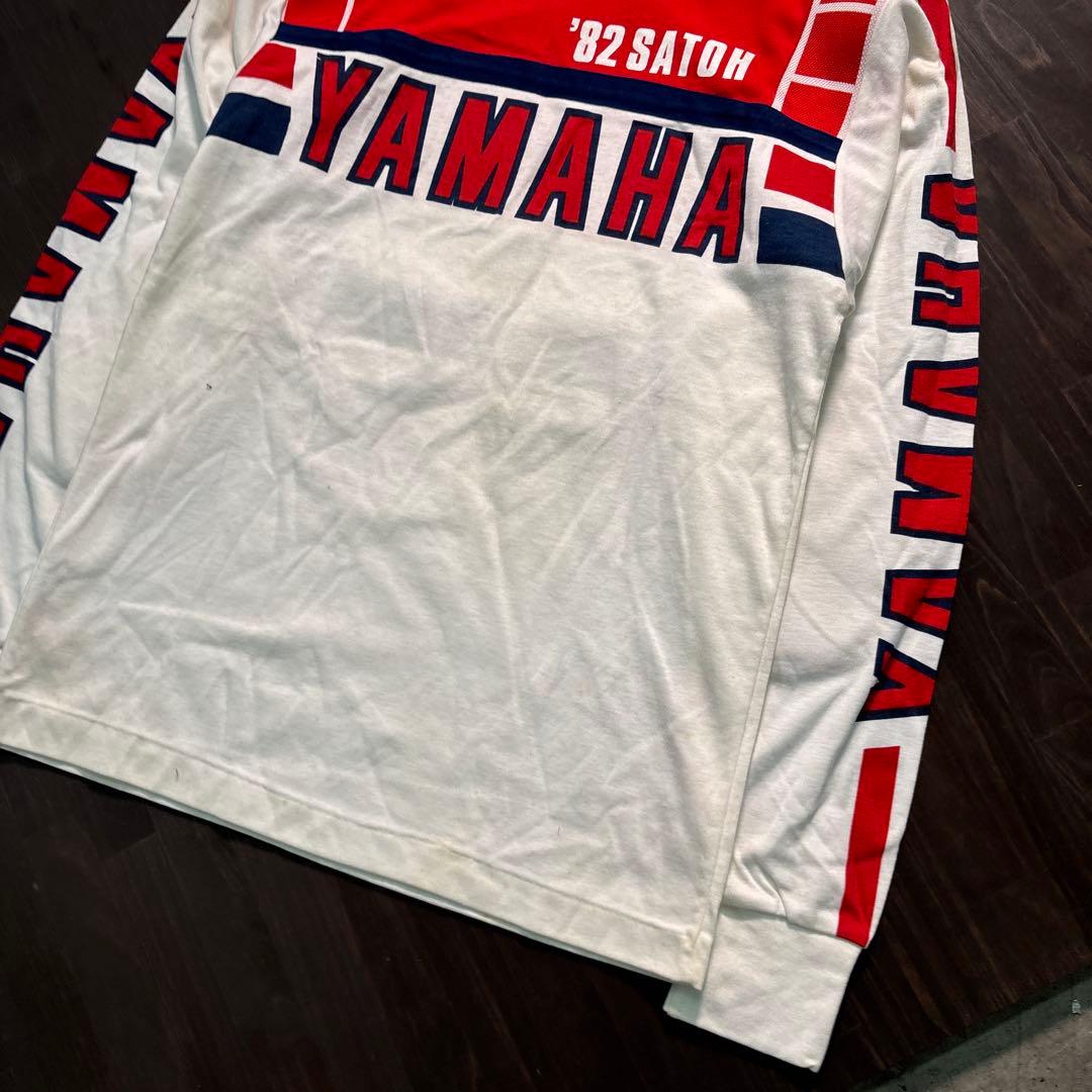 ★7BS2 YAMAHA オフロードジャージ　モトクロス　SATOH 年代物古着