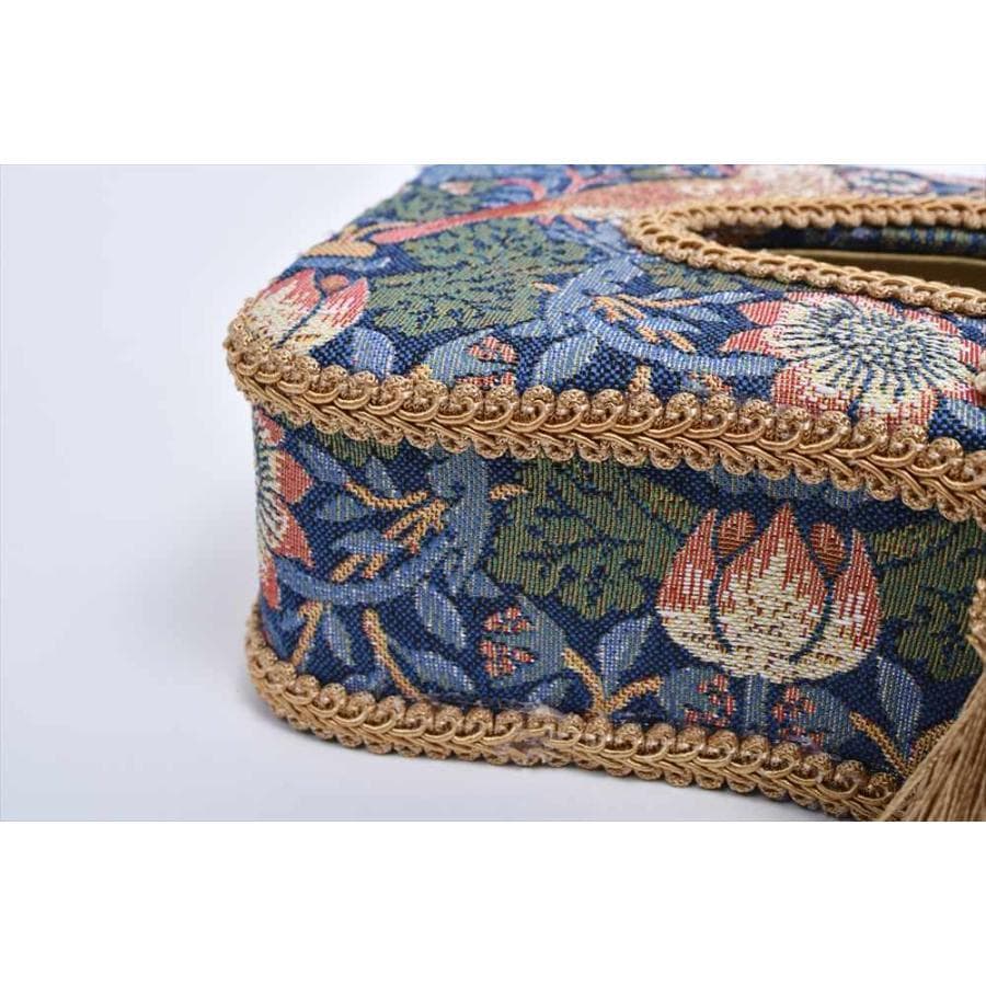 ティッシュ ボックスケース ホルダー ジェニファーテイラー いちご泥棒