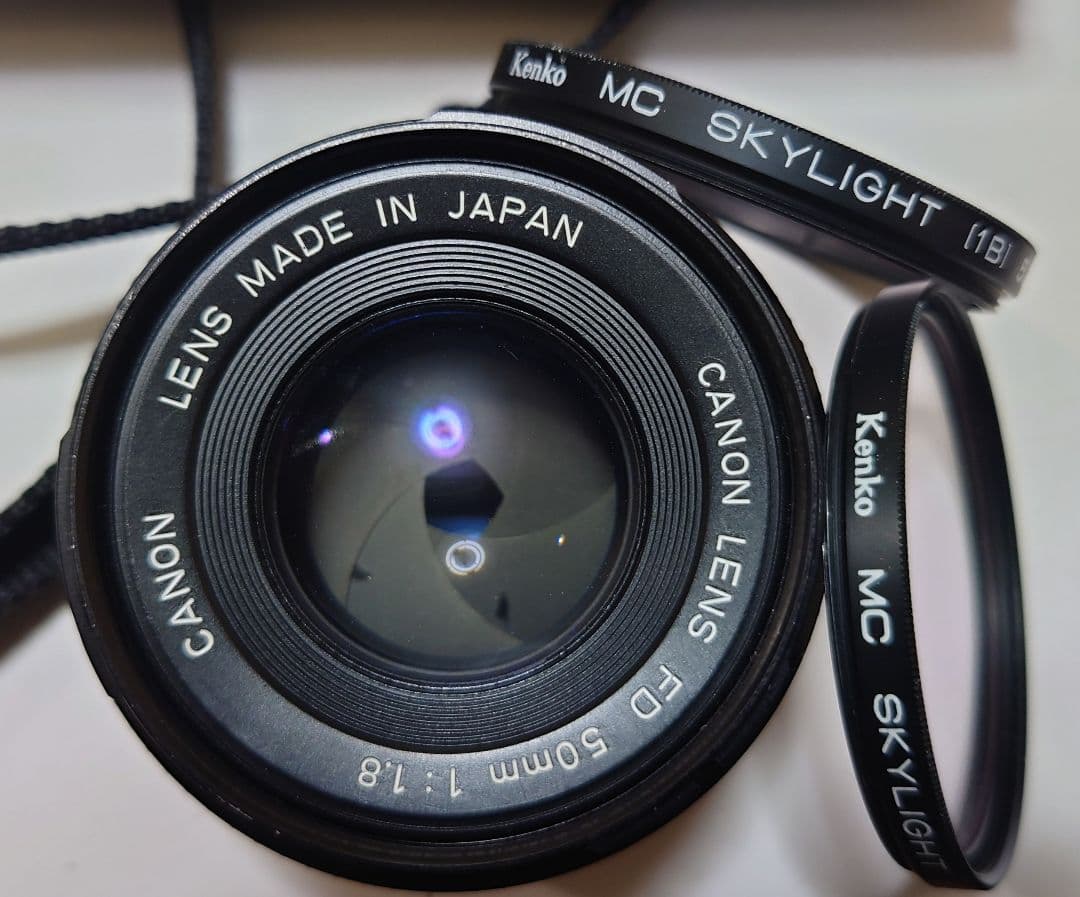 CANON AE-1本体　レンズ　フィルター２枚　セット　シャッター動作確認済